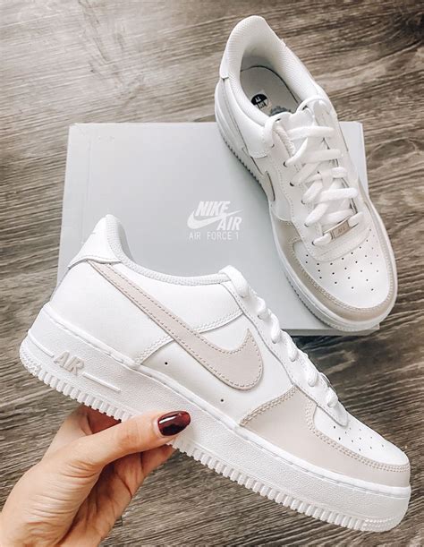 nike air force 1 dames beige wit|air force 1 shoes for women.